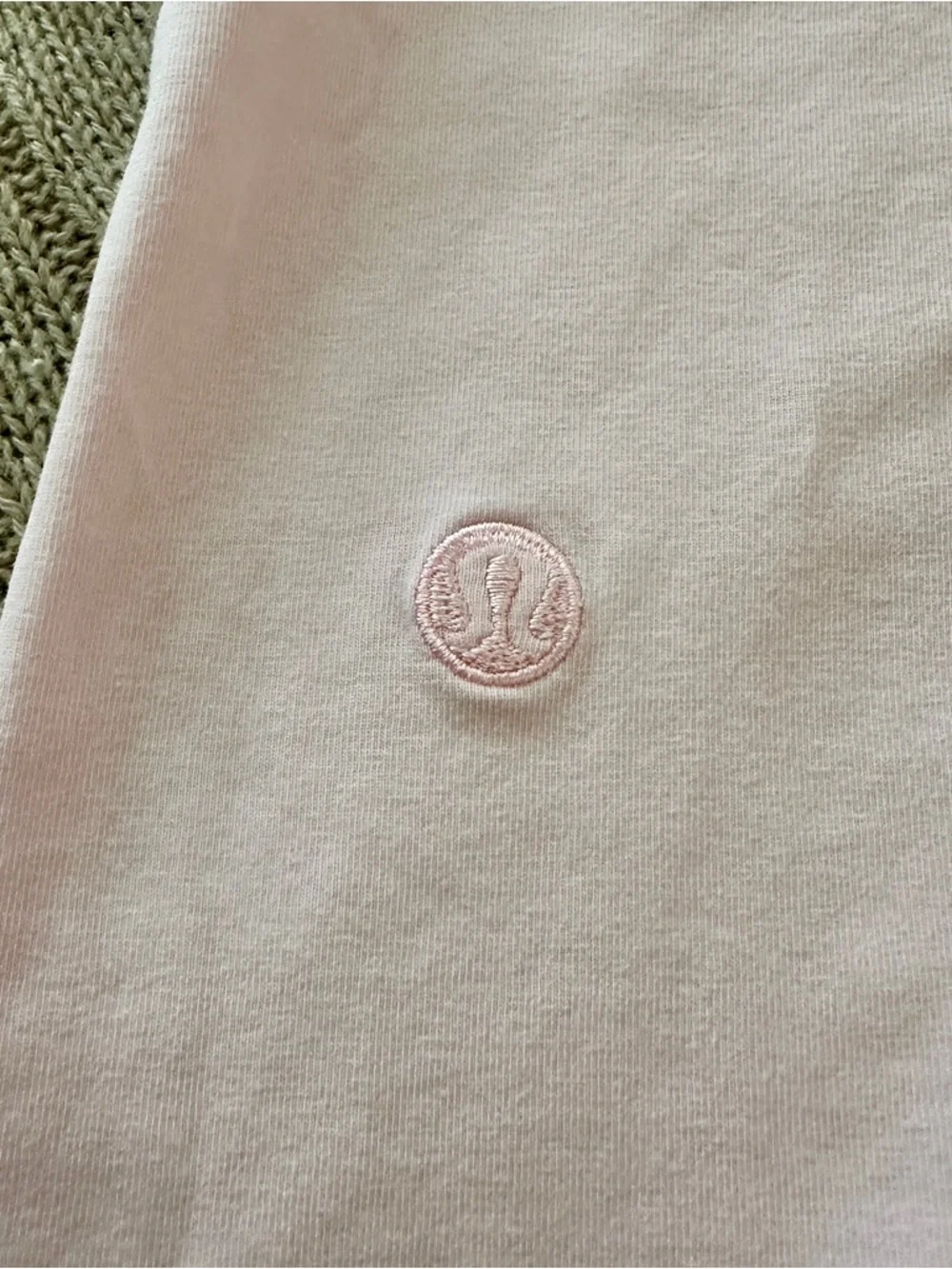 NWT Lululemon All Yours Organic Cotton Tank, Pink Organza, Medium